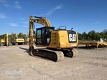 Used Excavator in yard
